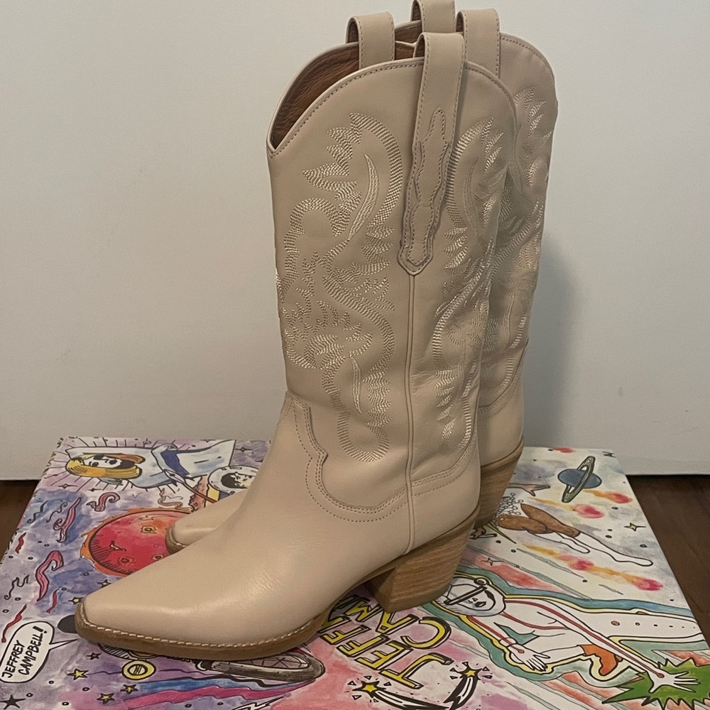 Jeffrey Campbell dagget cowboy western boots (original)